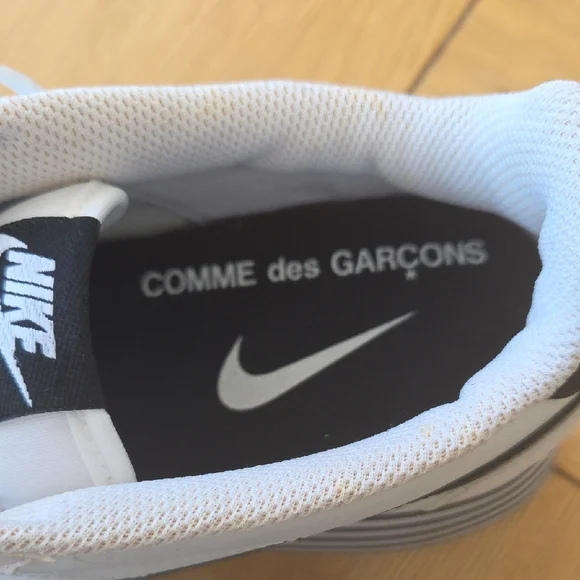 Comme des Garcons Women's Platform Sneakers - White and Black - Picture 3 of 10